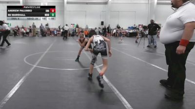 72 lbs Round 2 (8 Team) - MJ Marshall, Neighborhood Wrestling vs Andrew Palumbo, Savage WA
