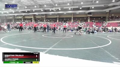 145 lbs Cons. Round 3 - Sebastian Trujillo, Beloit vs Naseka Evans, Ogden`s Outlaws