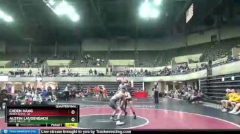 113 lbs Quarterfinals (8 Team) - Austin Laudenbach, Apple Valley vs Caden Haag, Dover Eyota