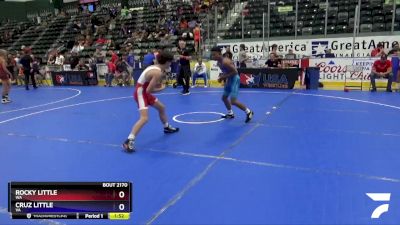 110 lbs Quarterfinal - Rocky Little, WA vs Cruz Little, VA