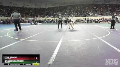 5A-144 lbs Quarterfinal - Brandon Harrison, El Reno vs Cole Brooks, Collinsville