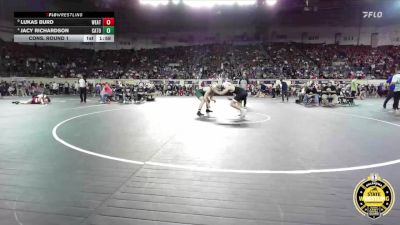 B4A-175 lbs Cons. Round 1 - Lukas Burd, Weatherford vs Jacy Richardson, Catoosa