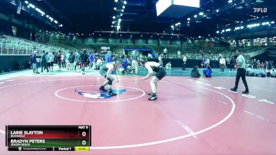 150 lbs Cons. Round 3 - Laine Slayton, Buchholz vs Bradyn Peters, Jensen Beach