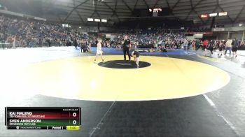 74 lbs Cons. Round 3 - Sven Anderson, Stevenson Mat Club vs Kai Maleng, Tri-Town Bullyz Wrestling