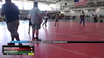 58 lbs Round 2 (4 Team) - Grace Nedelsky, Indiana INFERNO GOLD vs Gracie Thompson, Youtube Wrestlers