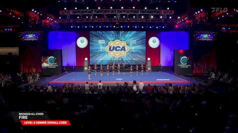 Brandon All-Stars - Fire [2025 L6 Senior XSmall Coed Finals] 2025 The Cheerleading Worlds
