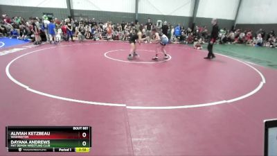 106-113 lbs Quarterfinal - Dayana Andrews, Mat Demon Wrestling Club vs Aliviah Ketzbeau, Washington