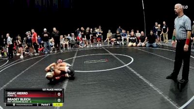 72 lbs Placement (4 Team) - Isaac Hierro, POWA vs Bradey Bleich, Mat Assassins Black