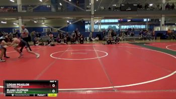 115 lbs Round 4 (16 Team) - Elijah Guzman, Burnett Trained vs Logan Peaglor, All American