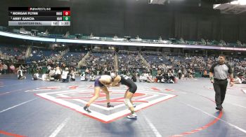 5A - 120 lbs Quarterfinal - Abby Garcia, Havelock vs Morgan Flynn, North Henderson High School