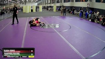 100 lbs Round 5 - Marianna Galvan, Lubbock-Cooper High School Wrestling vs Elissa Perez, Nolfpack Wrestling Academy