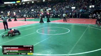 98 lbs Quarterfinal - Triniti Bechstein, FFWA vs Camryn Gresham, MIRA