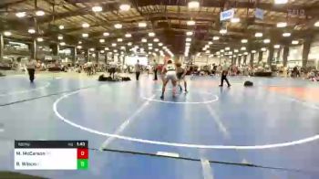 160 lbs Round Of 64 - Marcus McCarson, NC vs Braden Wilson, KS