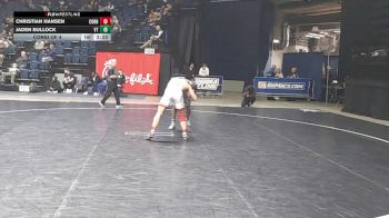 184 lbs Consi Of 4 - Christian Hansen, Cornell vs Jaden Bullock, Virginia Tech