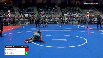 73 lbs Consolation - Hudson Beckley, Team Tulsa WC vs Brogan O'Neal, Raw