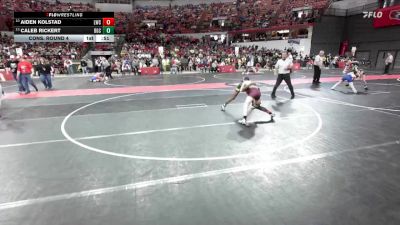 91 lbs Cons. Round 4 - Caleb Rickert, BGC vs Aiden Kolstad, Luxemburg-Casco Wrestling Club