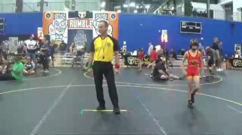 65 lbs Round 5 (6 Team) - Andrew Taussig, East Kansas Eagles vs Baran Stevens, Midwest Xtreme Wrestling