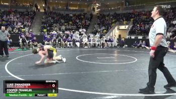 132 lbs Semis - Cooper Franklin, Alburnett vs Luke Zwanziger, Nashua-Plainfield