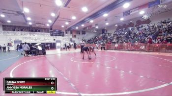 95 lbs Champ. Round 2 - Dauna Ecute, Orange vs Annyssa Morales, Camarillo