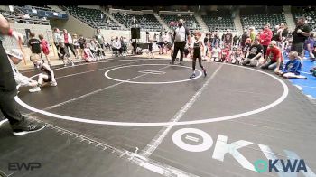43 lbs Rr Rnd 4 - Harley Howell, MOJO Mulisha 9U vs Parks Andrews, Team Tulsa RED