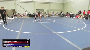 120 lbs Placement Matches (16 Team) - Naomie Sylvestre, Florida vs Madison Pena, Texas Blue