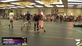 49 lbs Round 4 (6 Team) - Tyanna Evans, MGW- Bangster Berry vs Charae Gregula, MGW-Radical Skadattle