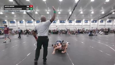 113 lbs Finals (2 Team) - Karson Kahalekomo, Team 922 vs Jayce Nixon, The Wrestling Mill