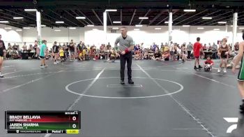 60 lbs Round 3 (4 Team) - Brady Bellavia, Mat Warriors vs Jaisen Sharma, Warhawks