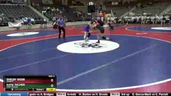 124 lbs 1st Place Match - Katie Palmer, Fayetteville vs Shelby Webb, Searcy