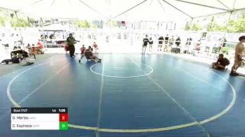 120 lbs Round Of 16 - Dustin Merlos, Jaguars WC vs Christian Espinoza, Cerritos HS