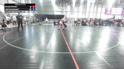 U20 Women - 65 lbs Cons. Round 2 - Dylen Ritchey, NE vs Jade Blackhart, NM
