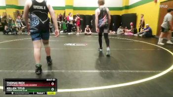 125 lbs Cons. Round 3 - Thomas Rich, Spartanburg Wrestling Academy vs Kellen Titus, Cobra Wrestling Club