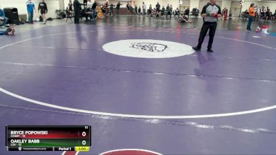 130 lbs Placement (4 Team) - Oakley Babb, LSH vs Bryce Popowski, Canby