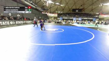 Girls 4A 140 lbs Cons. Round 2 - Ashlie Marrufo, Auburn (Girls) vs Besi Reyes Garcia, Pasco (Girls)