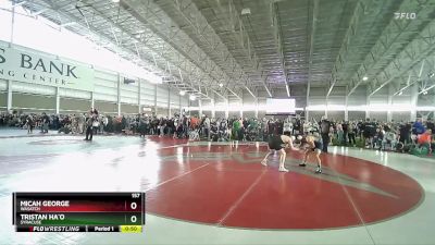 157 lbs Cons. Round 3 - Tristan Ha`o, Syracuse vs Micah George, Wasatch