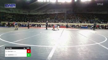 133 lbs Round Of 16 - Garrison Sartain, Edmond North vs BRENNEN HARRIS, MARLOW OUTLAWS JH