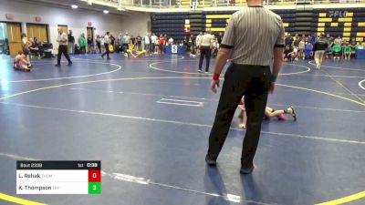 56 lbs Consy 6 - Luke Rehak, Thomas Jefferson vs Kayden Thompson, Tri-State Hammers