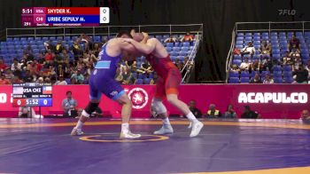 97 kg Semifinal - Kyle Snyder, USA vs Matias Uribe, CHI