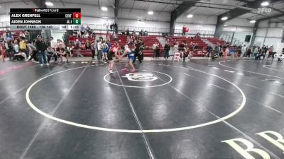 138-140 lbs Round 5 - Alex Grenfell, Central vs Aiden Johnson, Alliance