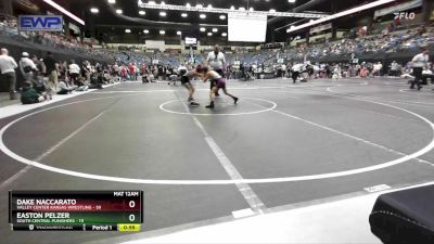 73 lbs Champ. Round 2 - Easton Pelzer, South Central Punishers vs Dake Naccarato, Valley Center Kansas Wrestling