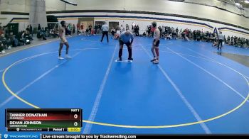 141 lbs Quarterfinal - Devan Johnson, Cornerstone vs Tanner Donathan, Muskingum