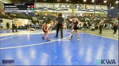 64 lbs Final - Liam Medrano, Cowboy Wrestling Club vs Cage Daugherty, D3 Wrestling Cluib