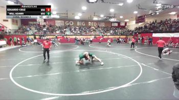 190 lbs Cons. Round 2 - Will Adams, Wood River High School vs Eduardo Cruz, Wood River High School