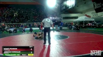 5A 113 lbs Quarterfinal - Jeremiah Gonzalez, Meridian vs Wyatt Pearson, Timberline