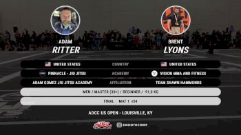 Replay: Mat 1 - 2025 ADCC Louisville Open | Sep 13 @ 8 AM