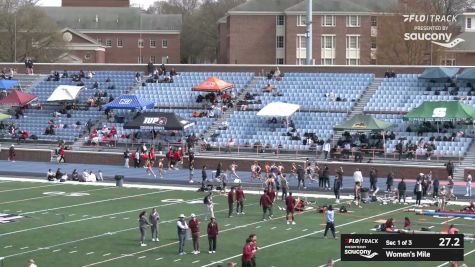 Women's Mile, Finals 1