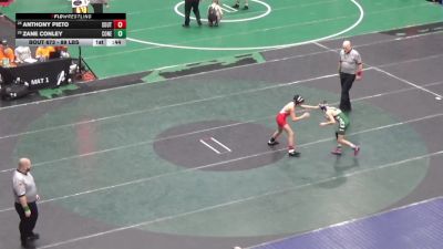 89 lbs Consi Of 32 #2 - Anthony Pieto, Southside Beaver vs Zane Conley, Conemaugh Township