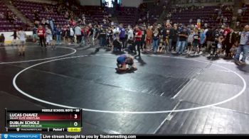 88 lbs Quarterfinal - Dublin Scholz, Bennett Wrestling Club vs Lucas Chavez, Valley Elite Wrestling