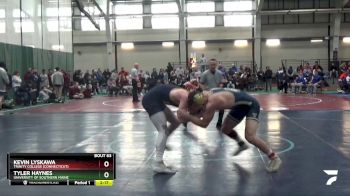 165 lbs Champ. Round 1 - Tyler Haynes, University Of Southern Maine vs Kevin Lyskawa, Trinity College (Connecticut)