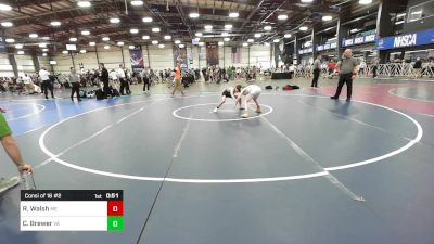 80 lbs Consi Of 16 #2 - Ryder Walsh, ME vs Colton Brewer, VA